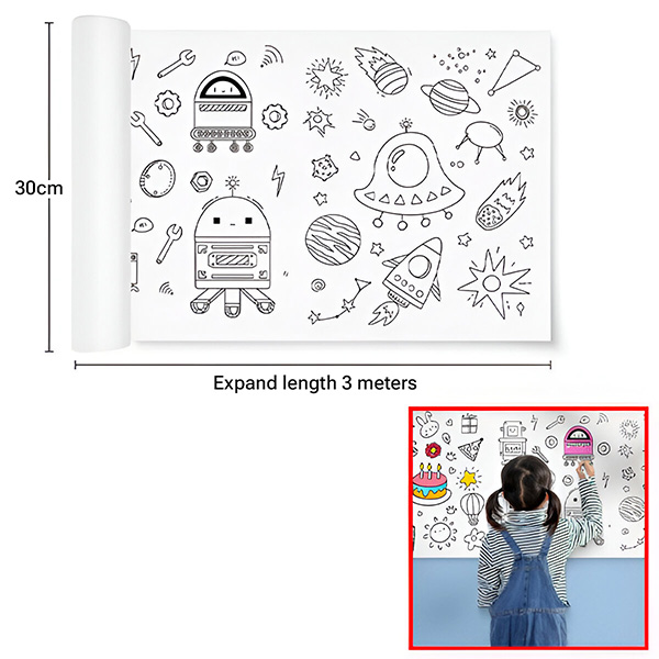 Children's Fun Graffiti Roll Paper