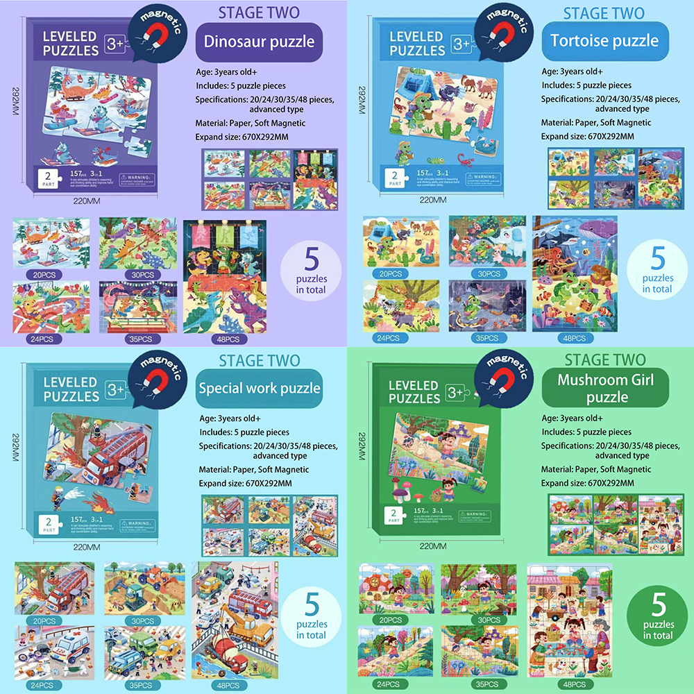 Collection of Intellectual and Fun Jigsaw Puzzles for Children