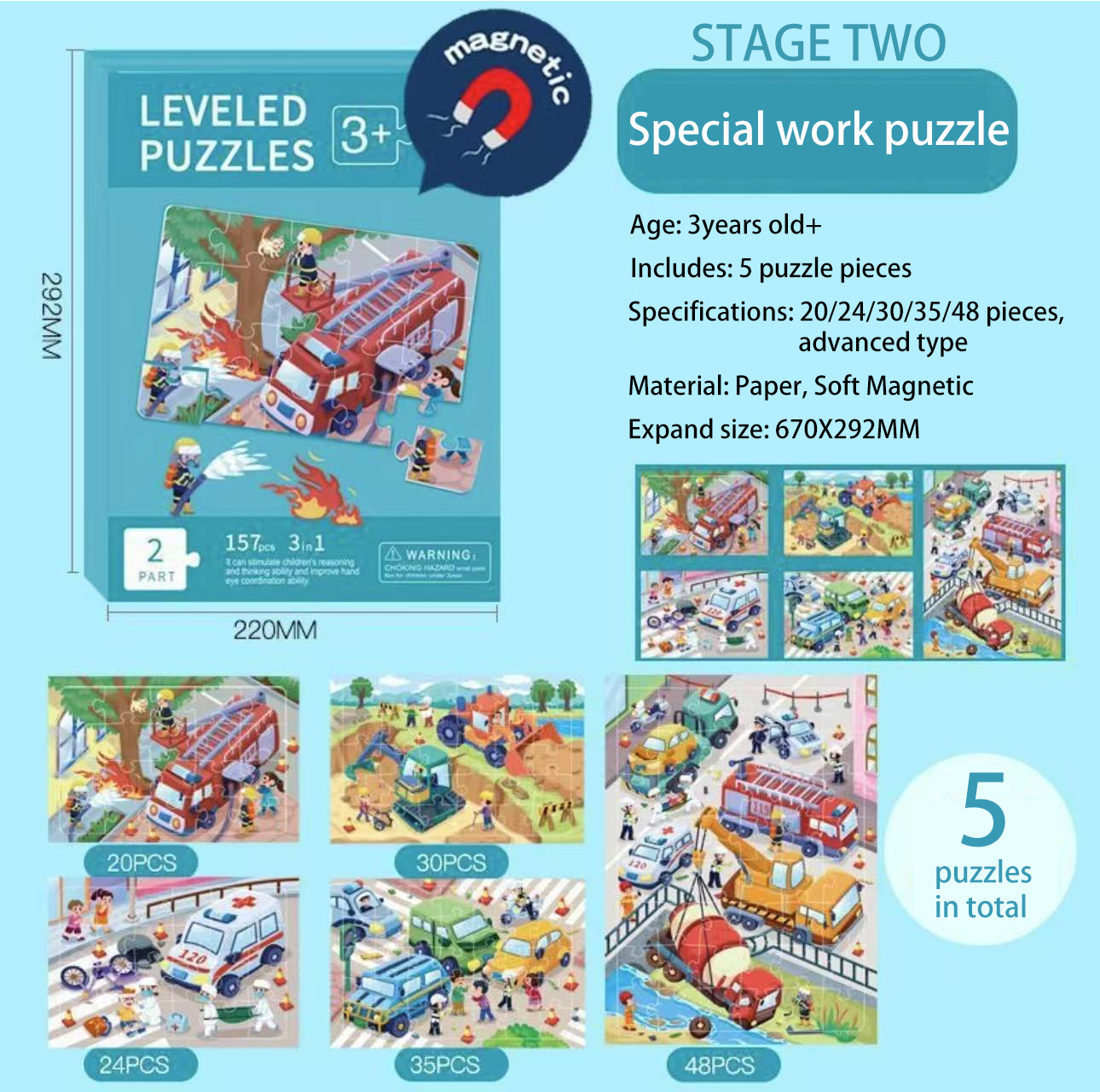 Collection of Intellectual and Fun Jigsaw Puzzles for Children