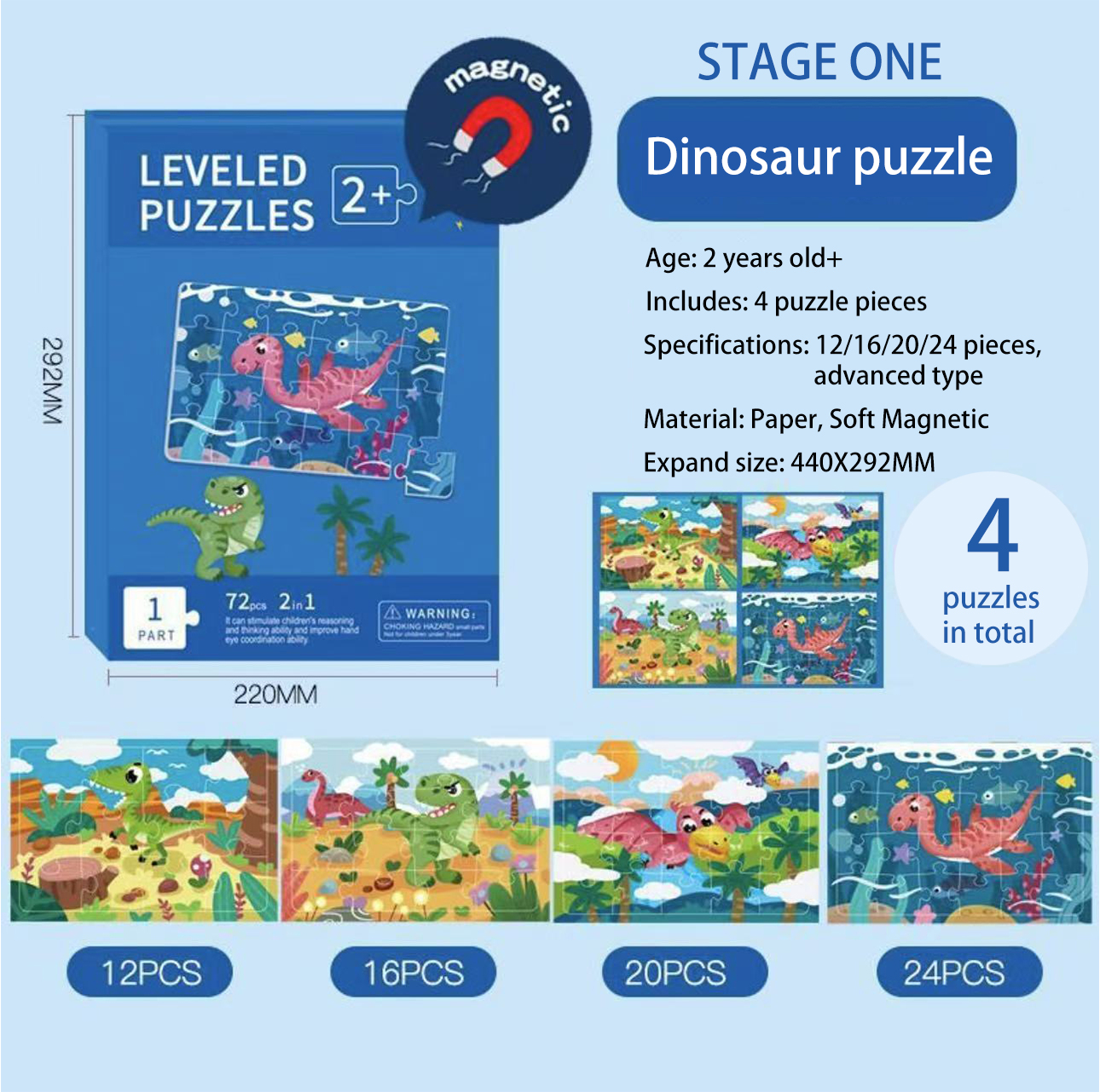 Collection of Intellectual and Fun Jigsaw Puzzles for Children