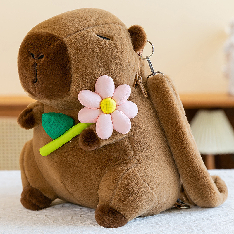 Capybara Plush Backpack
