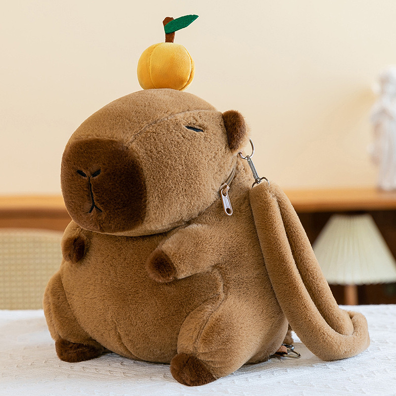 Capybara Plush Backpack
