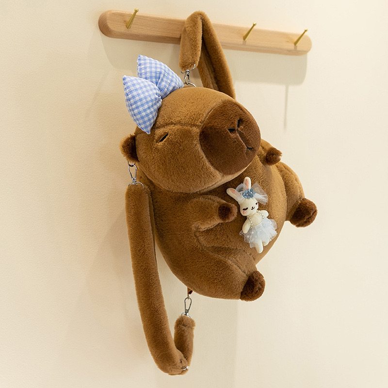 Capybara Plush Backpack