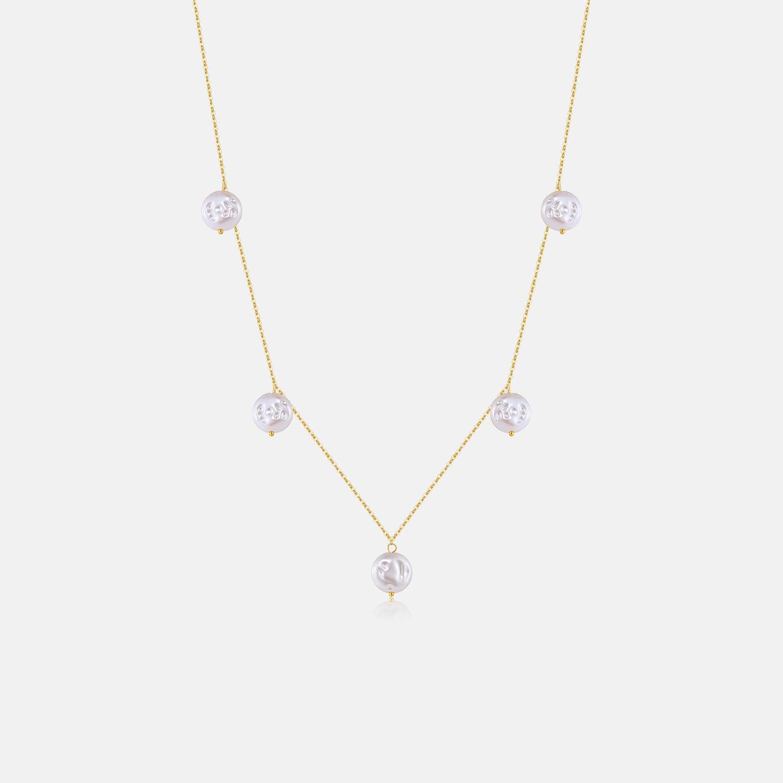 Light luxury multi-bead necklace AL24112334