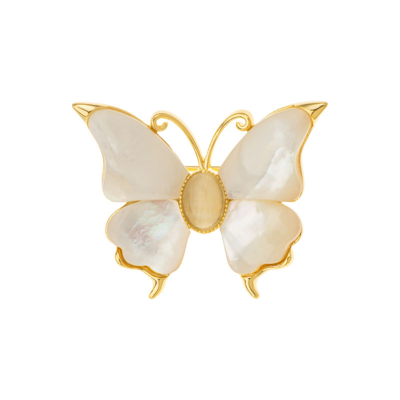 Brilliant butterfly brooch