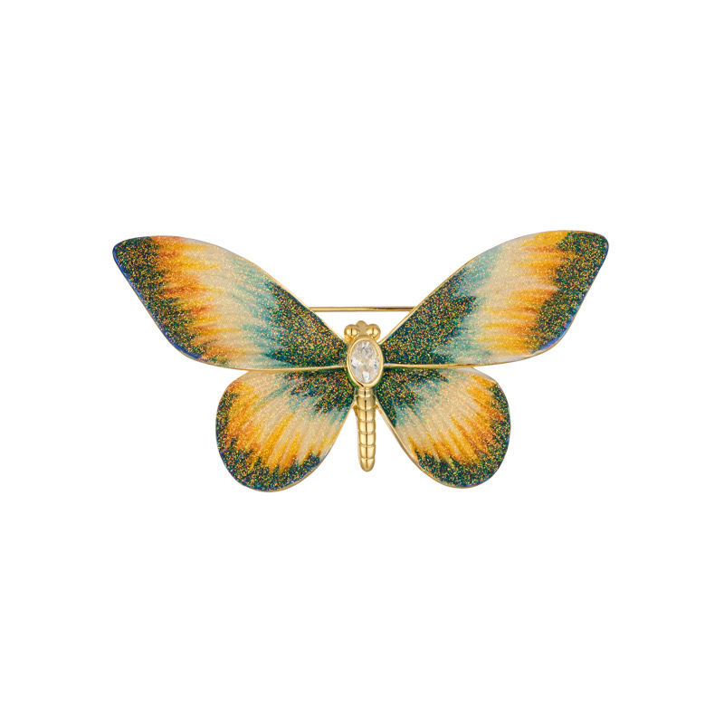 Forest Summer Butterfly Brooch