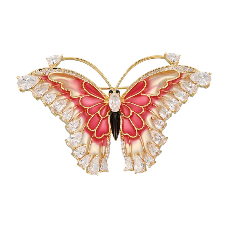 Gradient Butterfly Brooch