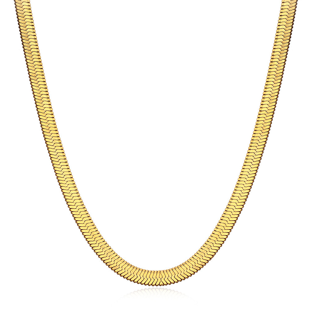 18K Snake Bone Necklace 02